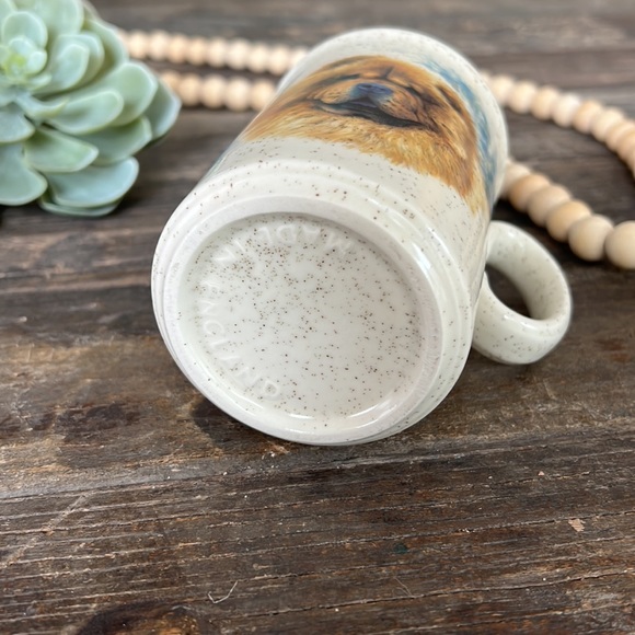 🎁4/$25 - VINTAGE Chow Chow dog mug - Stoneware - made in England. - Picture 6 of 7